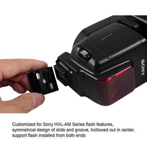 Metal Hot Shoe Mount Adapter For Sony AM Flash Umbrella Holder Bracket