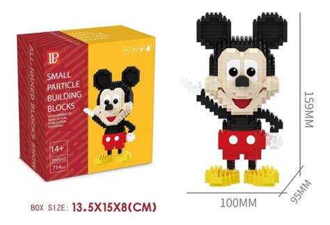 Figura Mickey Mouse Armable Nano Bloques Balody Envío gratis