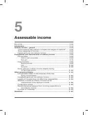 Principles Of Taxation Law Chapter Pdf Assessable Income Key