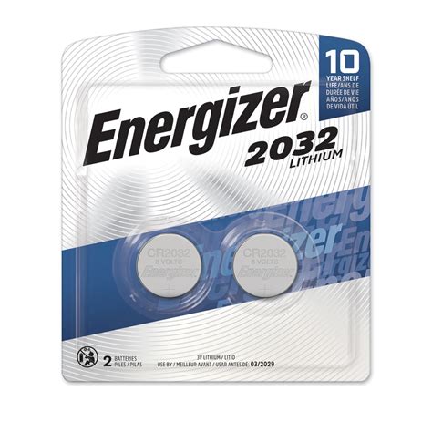 Energizer Pila Para Control De Entrada Sin Llave 2032 De 3 Voltios