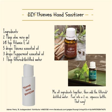 Diy Thieves Oil Spray Diy Thieves Hand Sanitizer For More Information