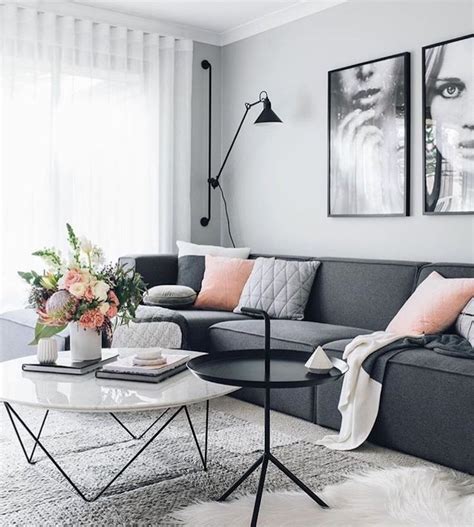 cute  grey couch living room ideas