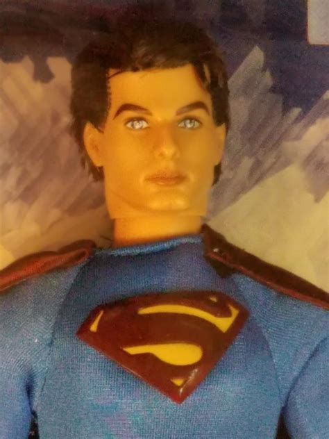 2005 Mattel Superman Returns Superman Ken Doll W Dc Comics Poster