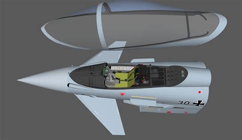 Cockpit Eurofighter Typhoon German detailed 3D - TurboSquid 1763099