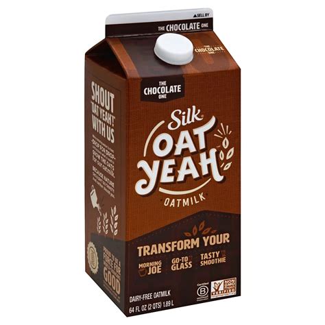 Silk Oat Yeah Chocolate Oat Milk Shop Milk At H E B