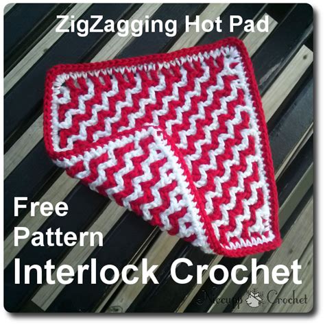 Niccupp Crochet ZigZagging Hot Pad Free Crochet Pattern