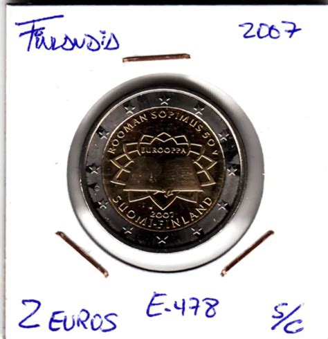 E Moneda Euros Sin Circular Tratado De Roma Finlandia Eur