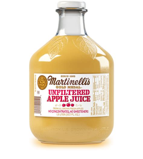 Unfiltered Apple Juice Still Juices S Martinelli And Co