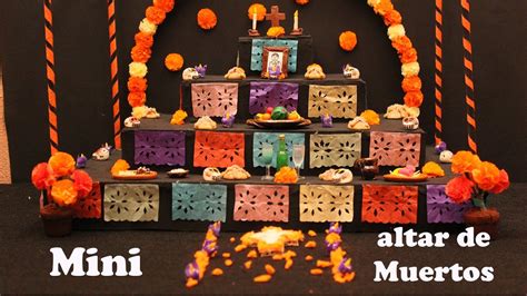 Como Hacer Un Mini Altar De Muertos Mini Altar De Muertos Portable