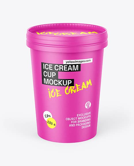 Ice Cream Cup Mockup Free Download Images High Quality Png  119438