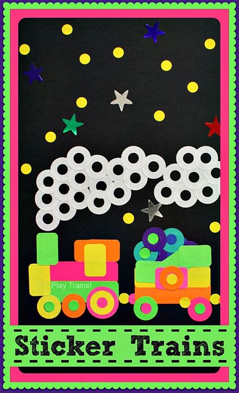 Sticker Train Craft For Kids Train Crafts Train Craft Craft