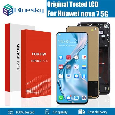 Bluesky 100% Tested For Huawei Nova 7 5G Display For Honor 30 BMH-AN10 ...