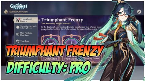 Triumphant Frenzy Challenge III PRO Genshin Impact V4 4 YouTube