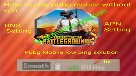 Fix High Ping Problem In Pubg Mobile How To Play Pubg Mobile Without