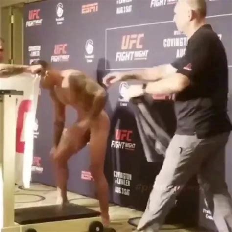Stripper Sexy UFC Fighter Naked Weighin ThisVid