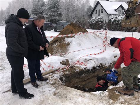 Budowa sieci wodociągowej na ul Długiej w Skarżysku Kościelnym