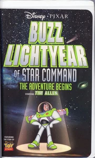 Vhs Walt Disneys Buzz Lightyear Of Star Command The Adventure