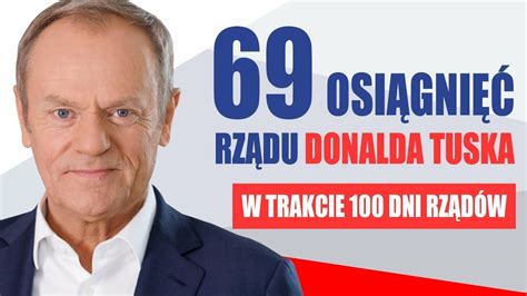 69 osiągnięć rządu Donalda Tuska CDA