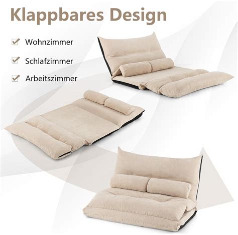 In Bodensofa Klappbar Schlafsofa Schlafsessel Mit Schlaffunktion