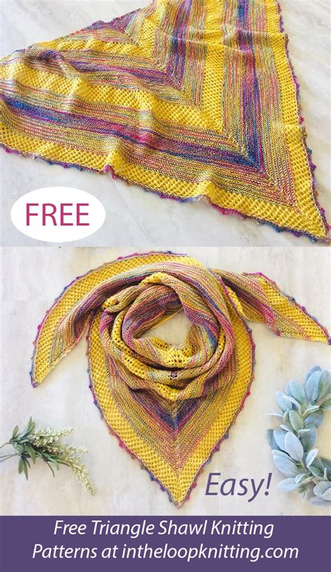 Knitting Pattern For Triangle Shawl Archiebarez