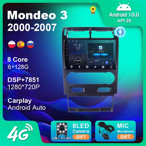 Per Ford Mondeo Android Auto Carplay Autoradio