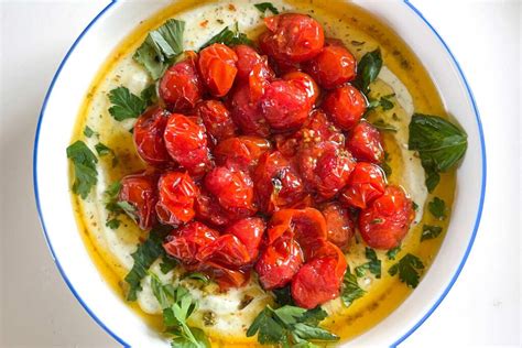 Opgeklopte Feta Met In De Oven Geroosterde Tomaatjes Flofood Nl