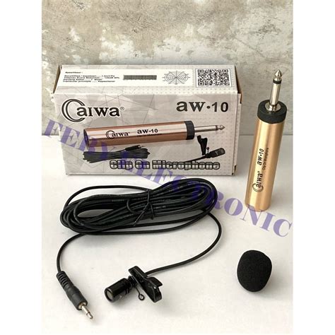 Jual Mic Jepit Caiwa Aw Microphone Clip On Imam Condensor Caiwa Aw