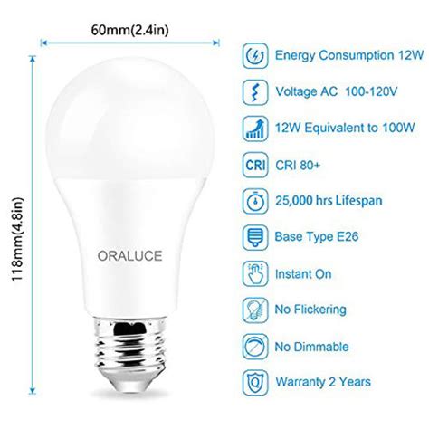 Getuscart Led Light Bulb Oraluce A W Lightbulbs Watt