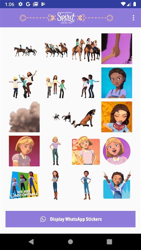 DreamWorks Spirit Riding Free Stickers APK for Android - Download