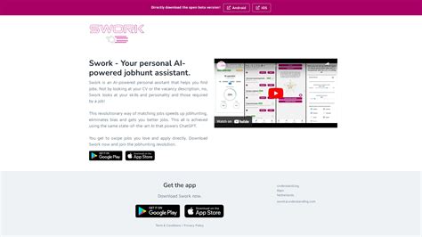 Swork | AI-Powered Job Search Assistant | Futureen