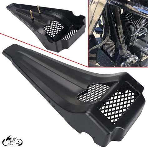 Matte Black ABS Plastic Front Fairing Chin Spoiler Scoop For Harley