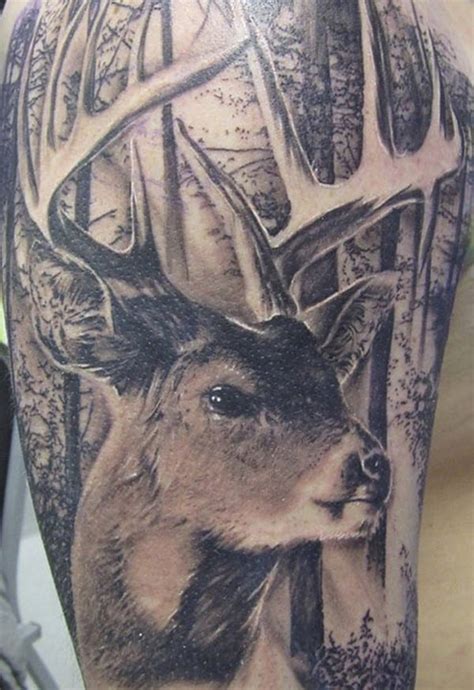 140 Most Incredible Deer Tattoo Designs Meanings