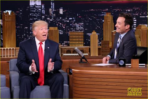 Donald Trumps Hair Gets Messed Up By Jimmy Fallon Video Photo