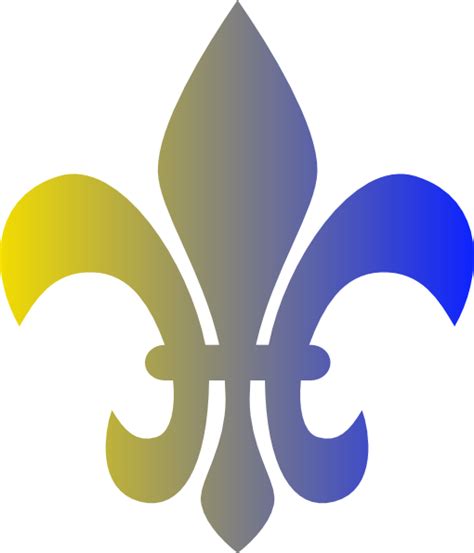 Mardi Gras Fleur De Lis Clip Art at Clker.com - vector clip art online ...