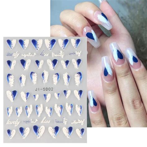 Купить 5D DIY наклейки для дизайна ногтей клейкие наклейки для дизайна ...
