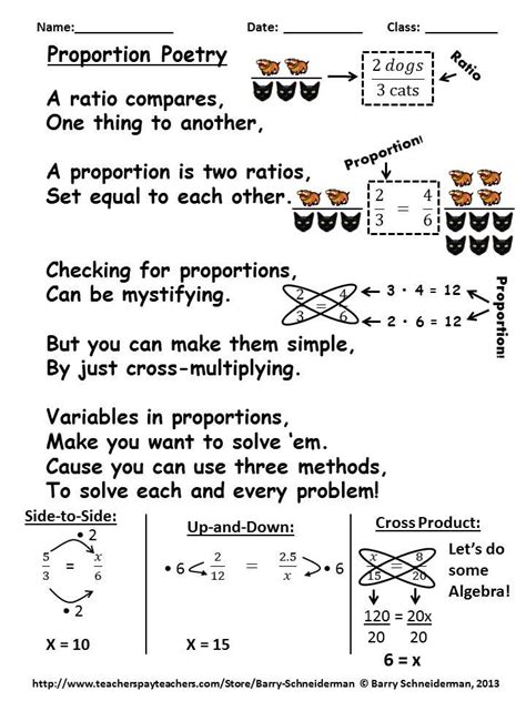 Ratio Rate And Proportion Worksheet