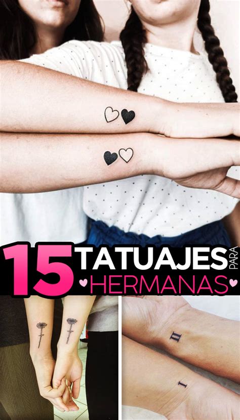 Dise Os De Tatuajes Para Esas Hermanas Inseparables Tatuajes