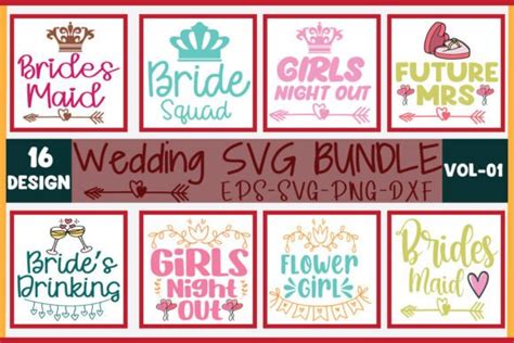 16 Wedding Svg Bundle Graphic By Thesvgfactory · Creative Fabrica