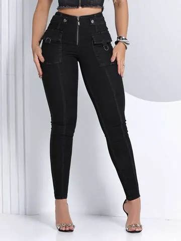Cal A Hot Pants Preto Intenso Cal A Hot Pants Preto Intenso Pit Bull Premium