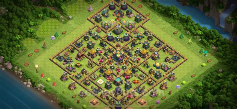 Melhor Layout De Farm CV14 Link Anti 3 Estrelas COC Clash Of Clans