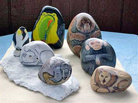 Painting Rock & Stone Animals, Nativity Sets & More: Painted Rock ...