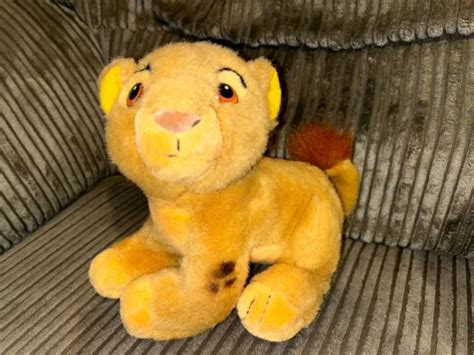 SIMBA PLUSH THE Lion King Vintage Disney Store Genuine Soft Toy 7