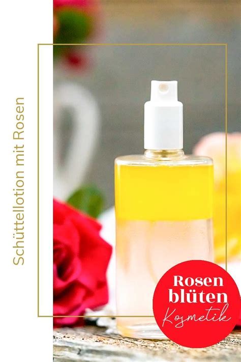 Rosen in der Kosmetik Schüttellotion selber machen Hand soap bottle