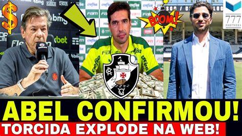 EXPLODIU NESSE DOMINGO ABEL CONFIRMA E A TORCIDA VAI A LOUCURA