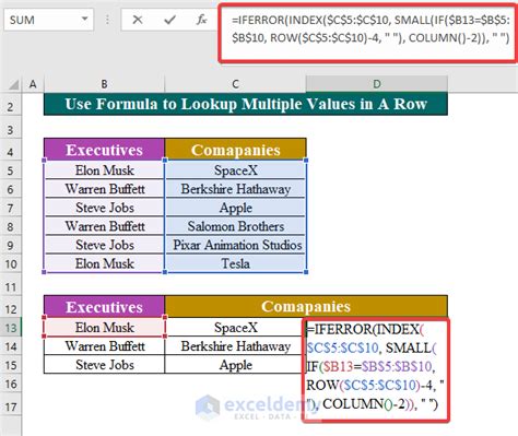 How To Lookup Multiple Values In Excel 10 Ways Exceldemy