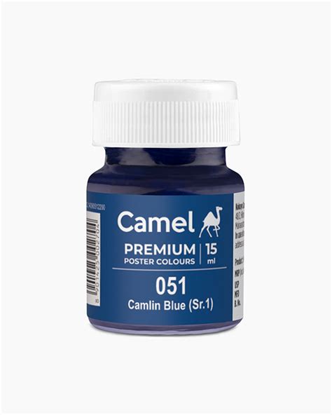 Buy Camel Premium Poster Colours Individual Bottle Of Camlin Blue In 15