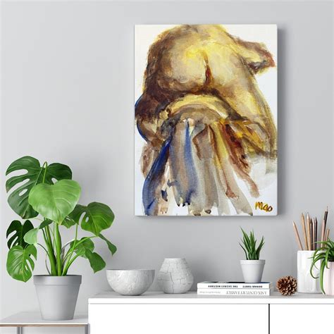 Homoerotic Painting Male Art Male Figure On Canvas Hot Guy Poster Homoart Gay Artwork Gay