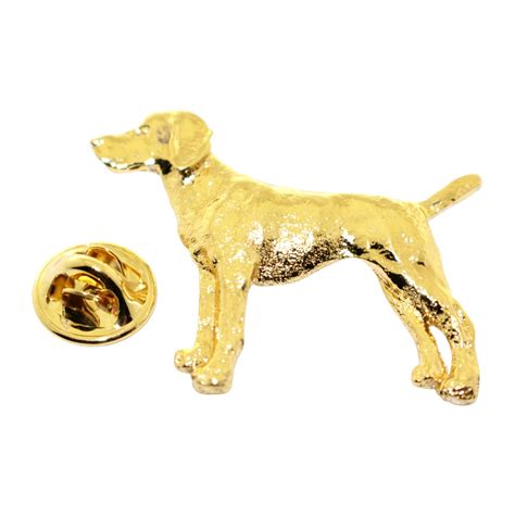 Vizsla Pin ~ 24k Gold ~ Lapel Pin ~ Sarahs Treats And Treasures