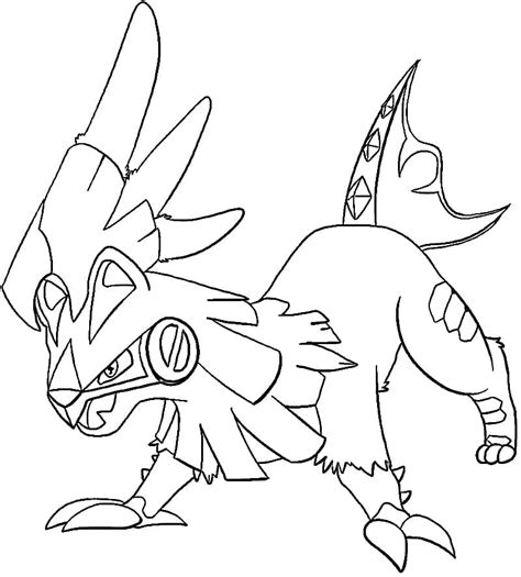 Printable Silvally Pokemon Coloring Page Free Printable Coloring