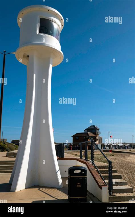 Littlehampton Lighthouse, West Sussex, UK Stock Photo - Alamy